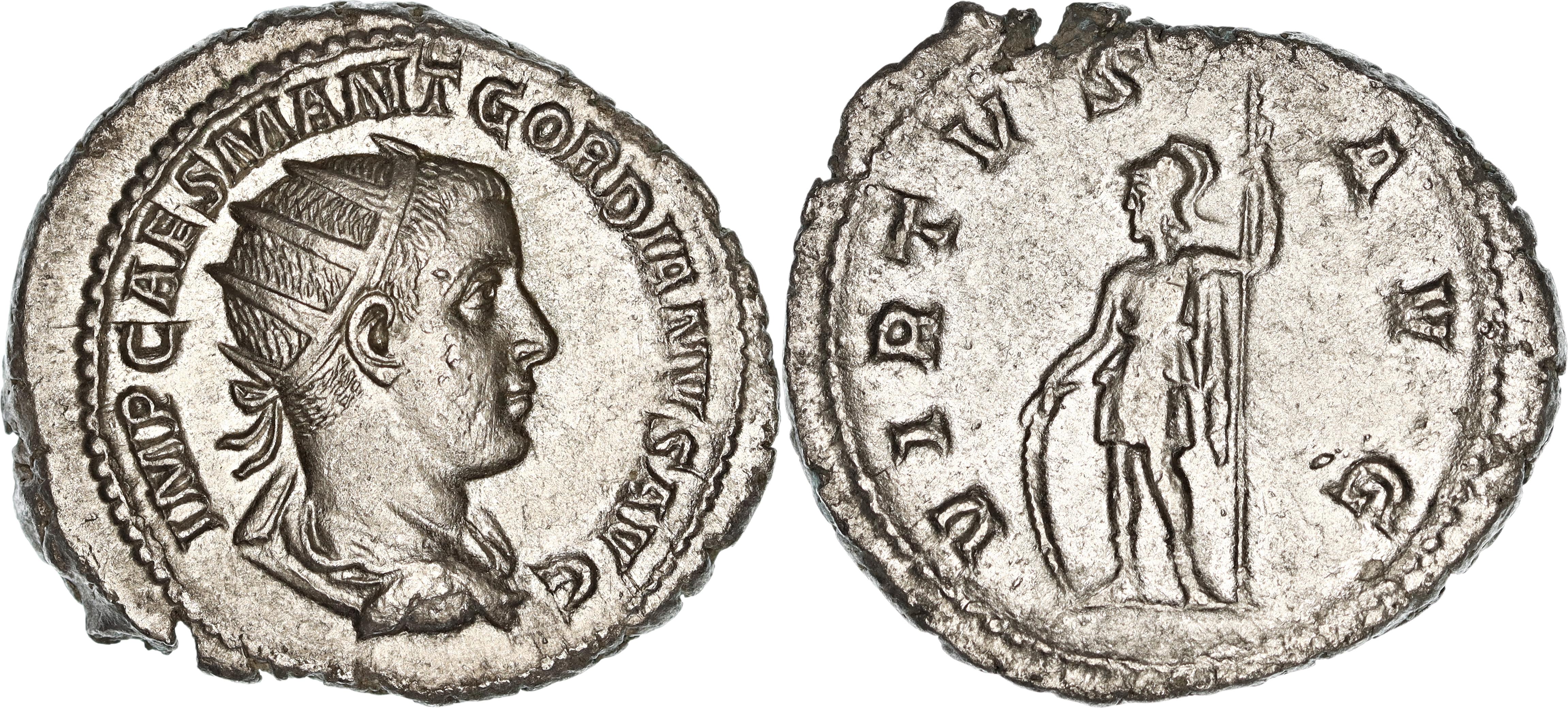Roman Empire, Gordian III, Silver Antoninianus, 238-239 AD, gVF