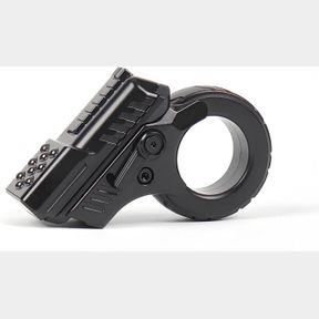 GUN FIDGET TOY,STAINLESS STEEL GUN FIDGET SLIDER,FIDGET TOY GUN,STRESS RELIEF DECOMPRESSION FINGERTIP RATCHET RING TOY FOR ADHD AD