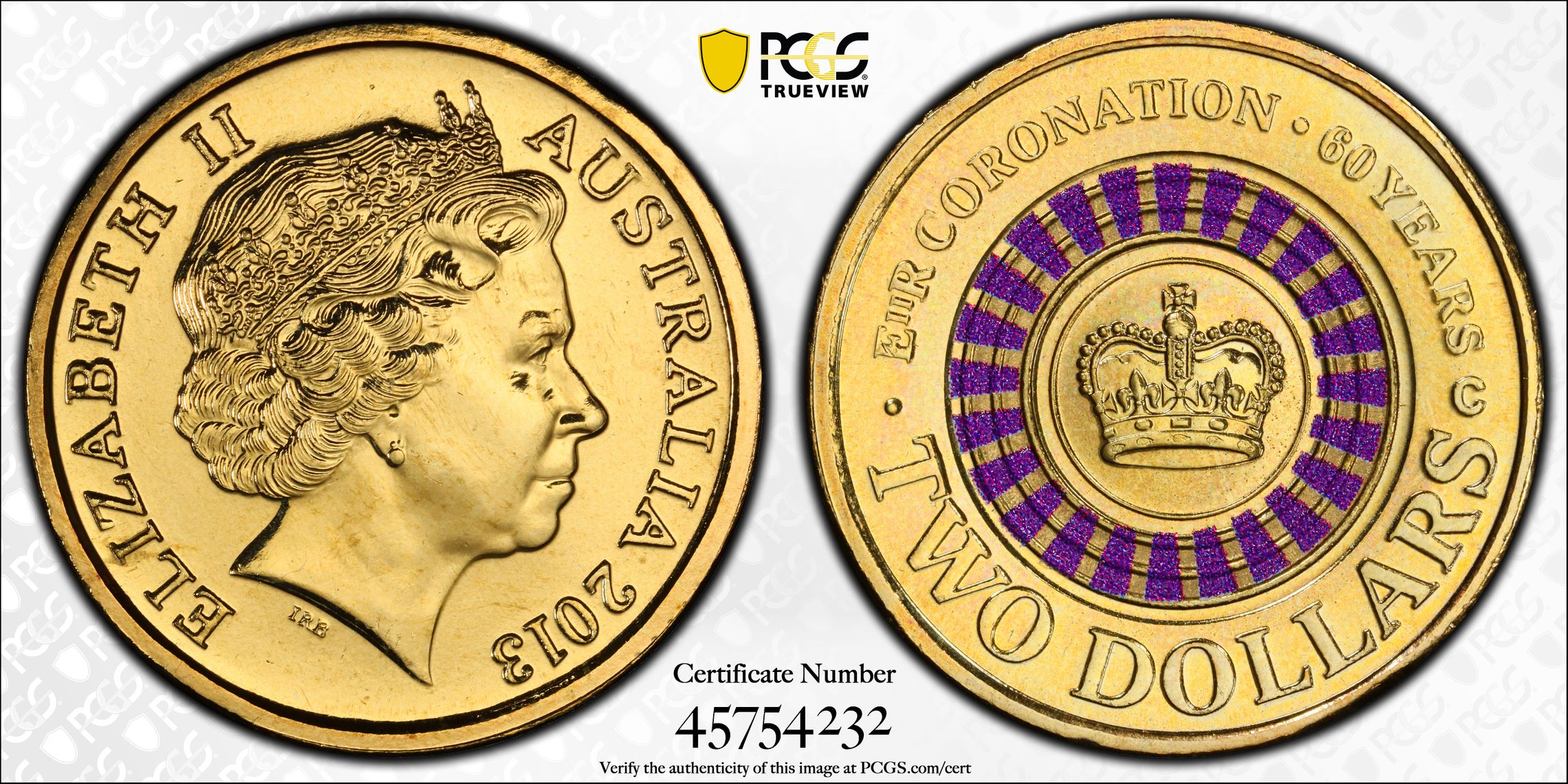 Coronation, Two Dollar, 2013-C, PCGS MS 66
