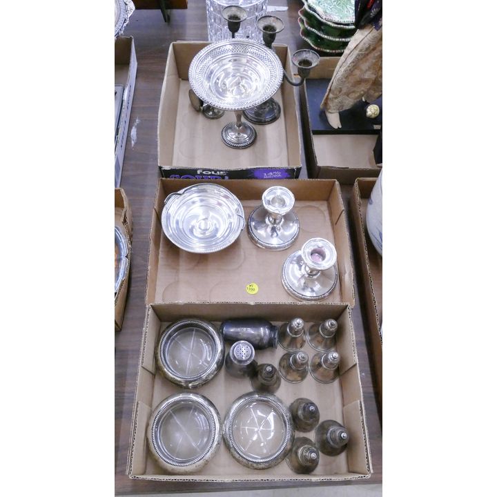 3 Boxes Weighted Sterling Items