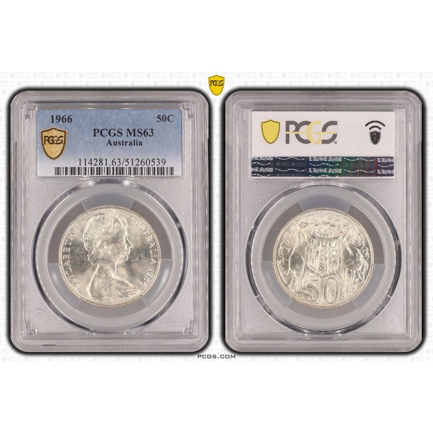 Fifty Cent, 1966, PCGS MS63
