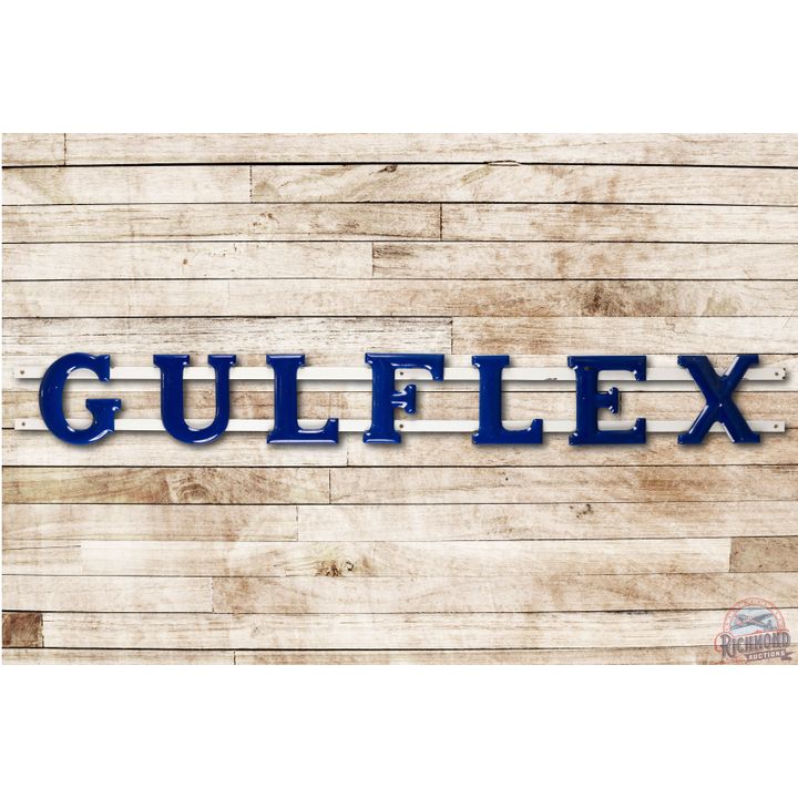 7' Gulflex Multi Piece Porcelain Sign