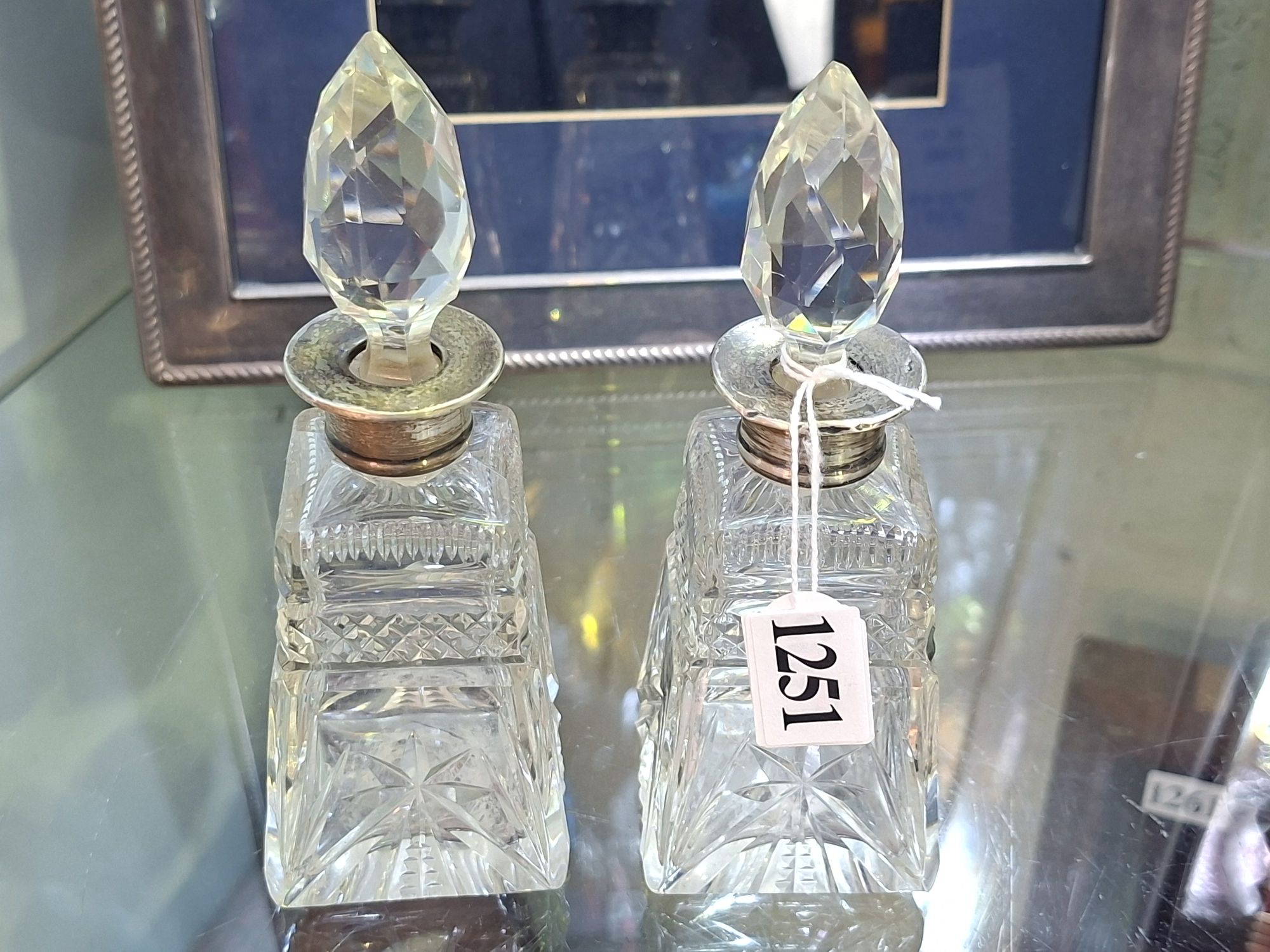 A Pair Of Edwardian Perfume Bottles