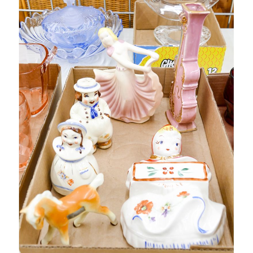Box 6pc Porcelain Wall Shelf Etc.