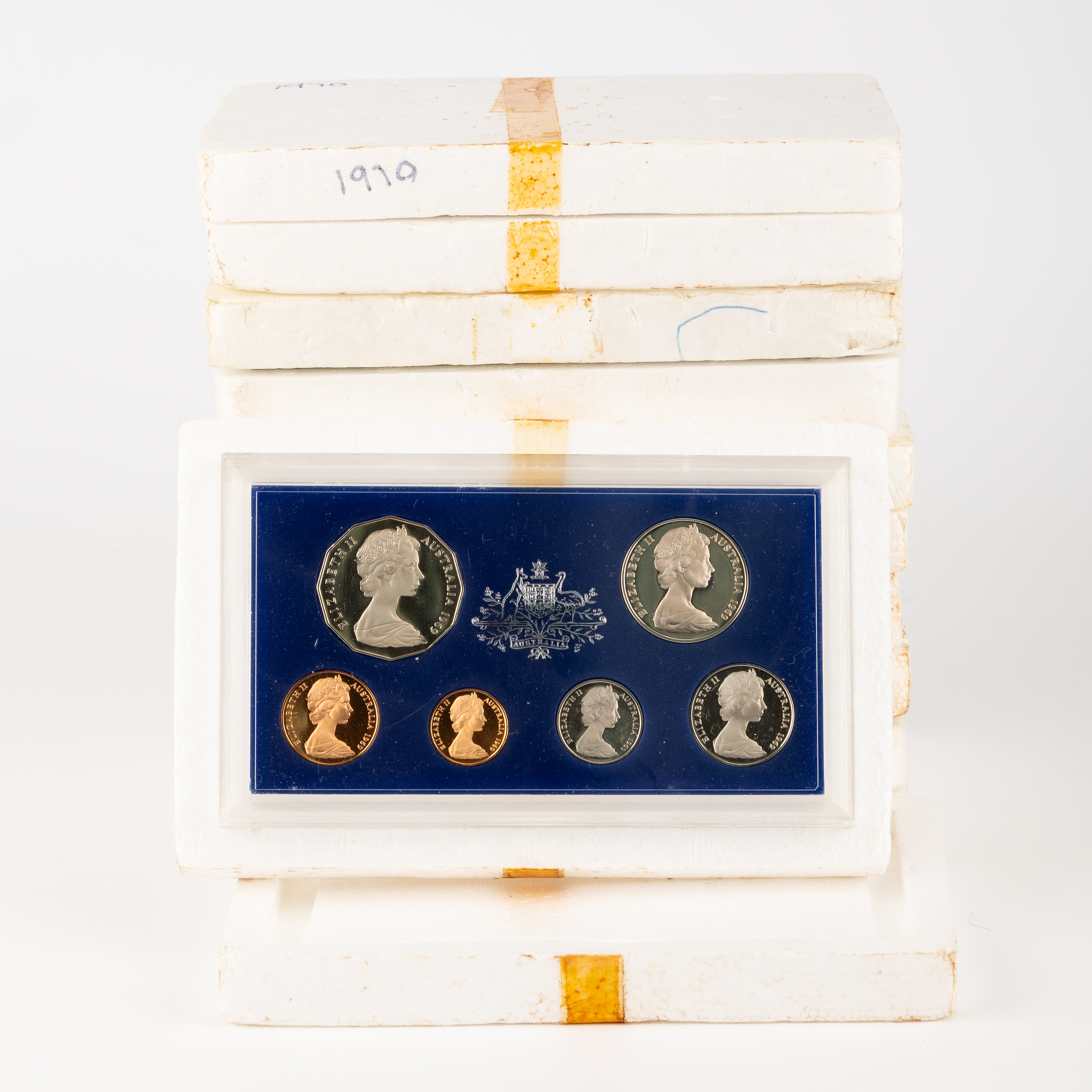 Elizabeth II, One Cent - Fifty Cents, 1969 - 1981, FDC