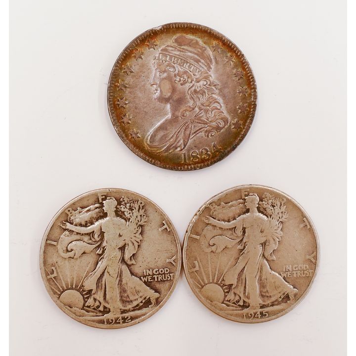 3pc United States Half Dollar Coins
