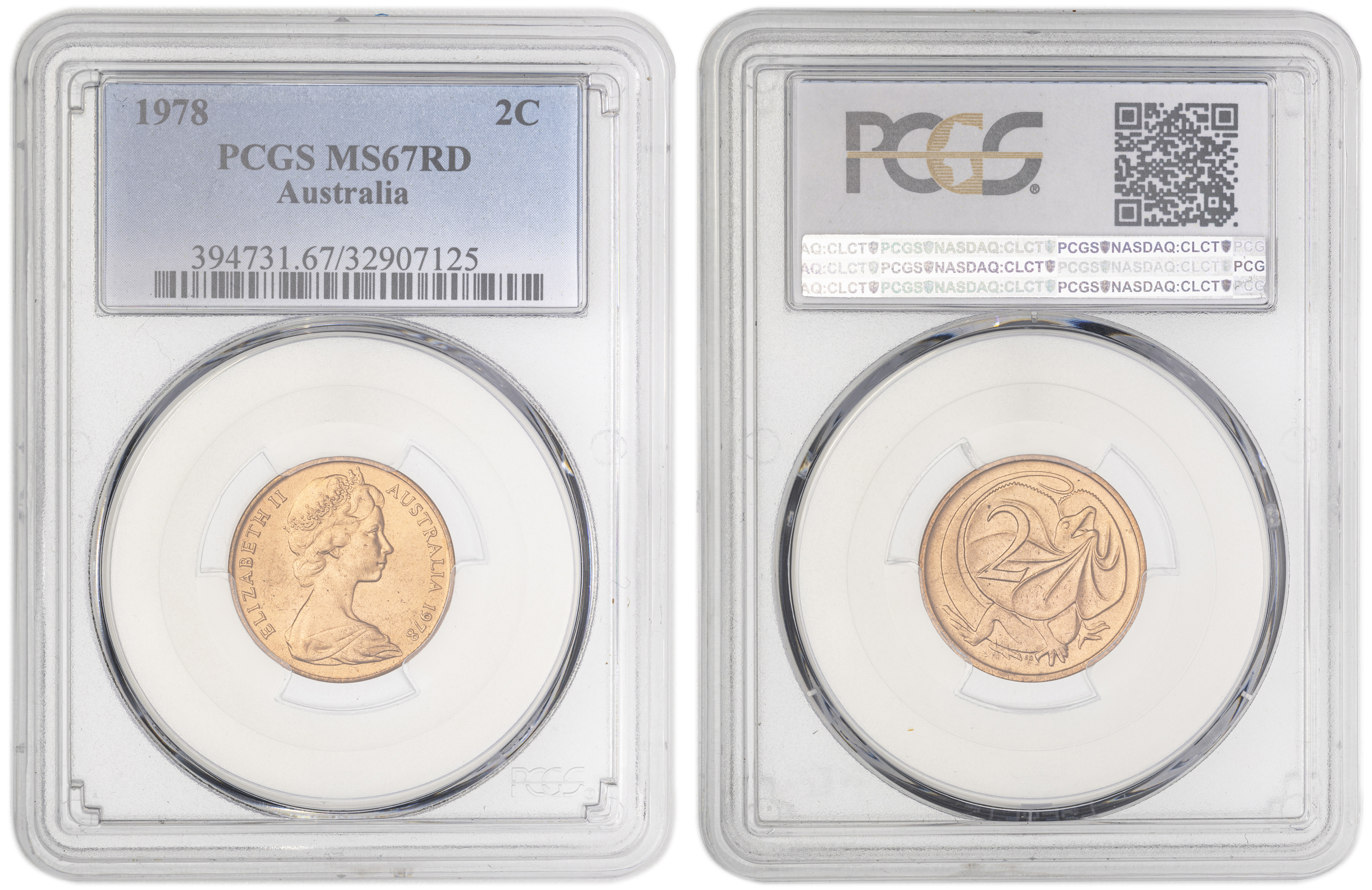 Pop 18/0, Two Cent, 1978, Pcgs Ms67rd