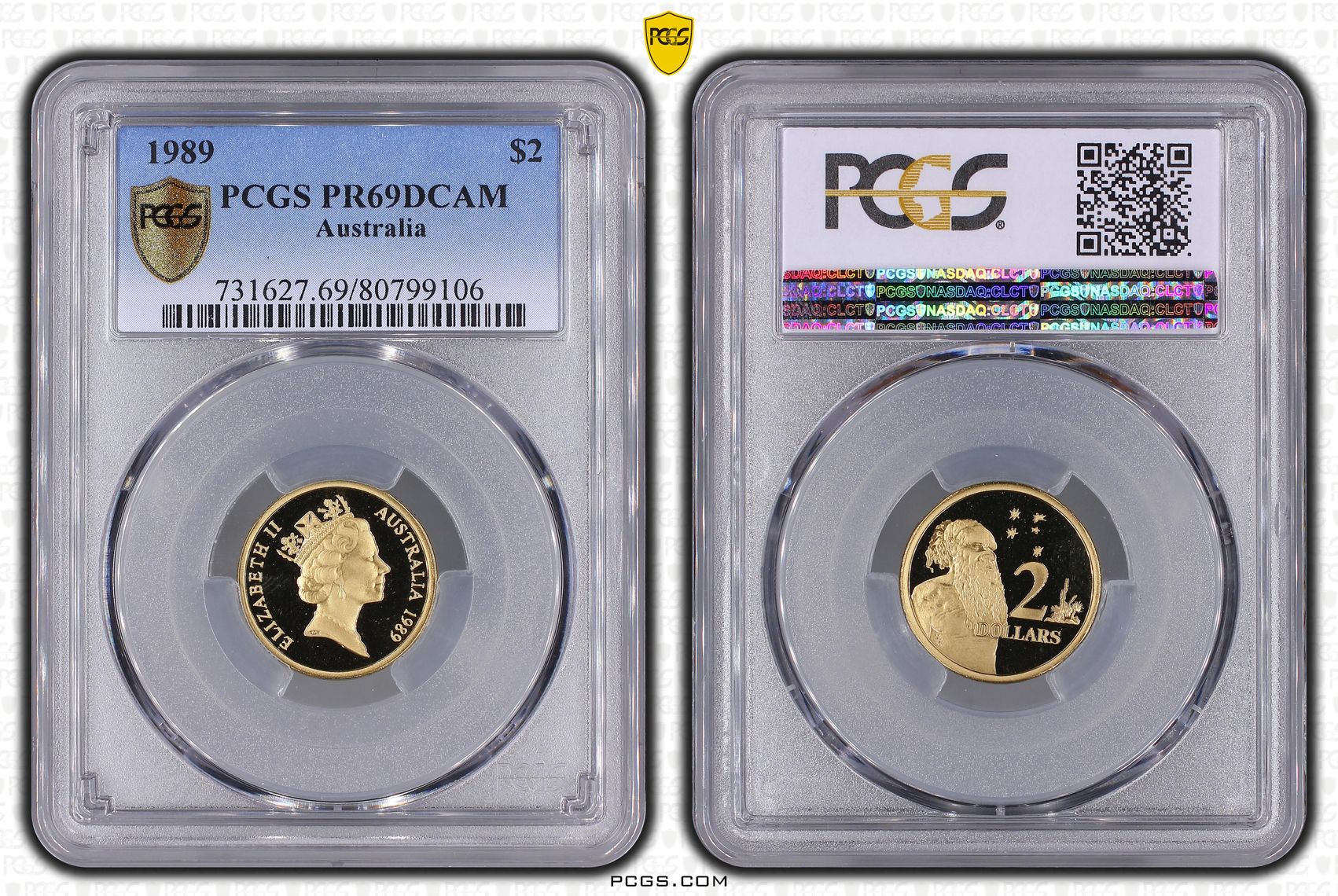 Two Dollar, 1989, PCGS PR69DCAM