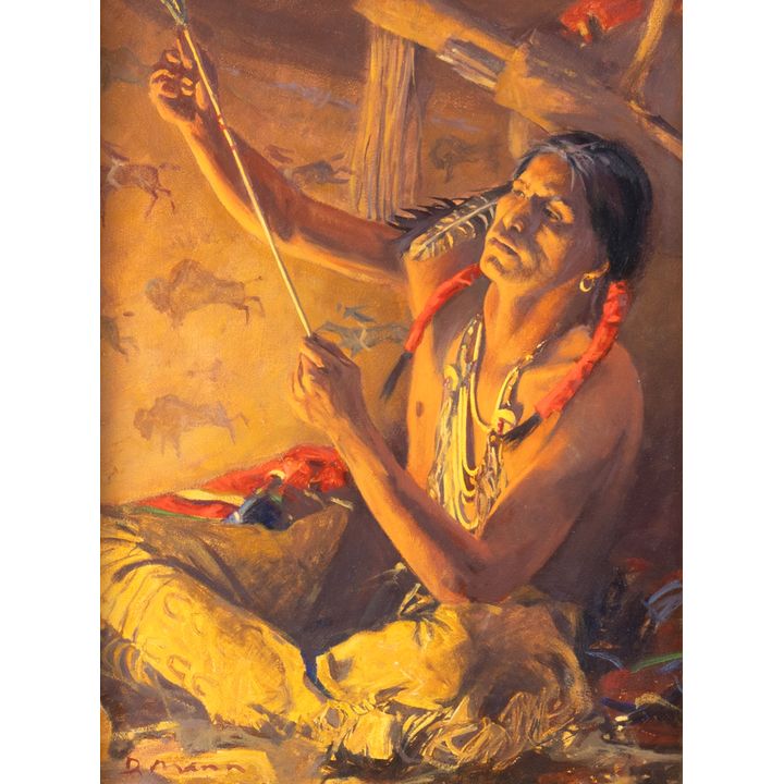 David Mann (1948- ), The Arrow Maker