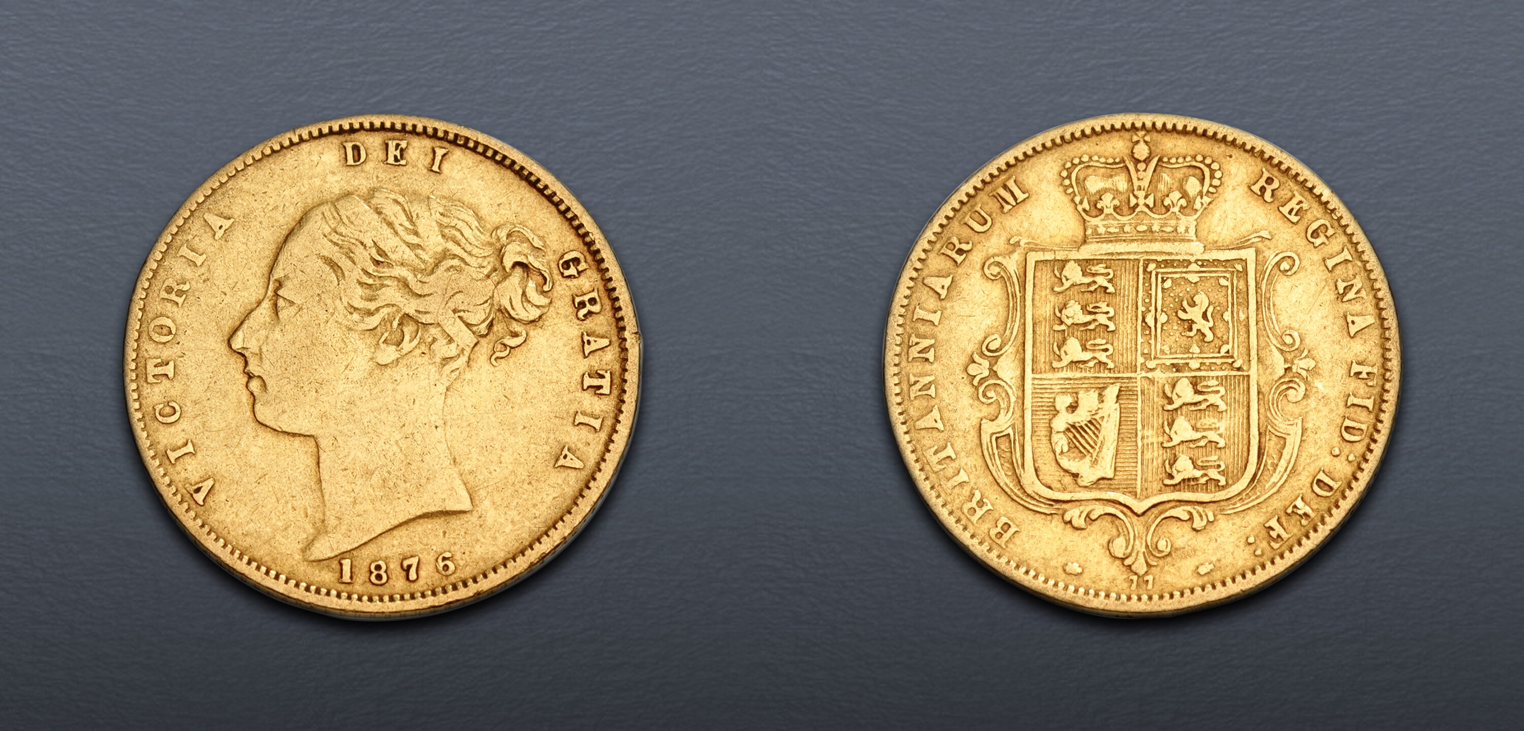 HANOVER. Victoria. 1837-1901. AV Half Sovereign. Dated 1876. Fine ...