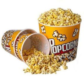 Lumoss Movie Night Set Popcorn Bucket with Tumblers Gold |BUCKET BENT