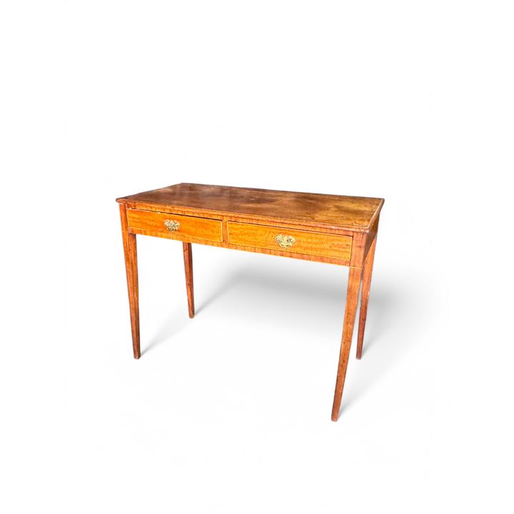 A late George III mahogany side table