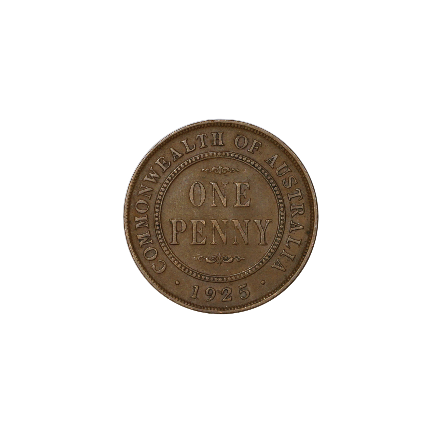 927. · George V, Penny, 1925, VF