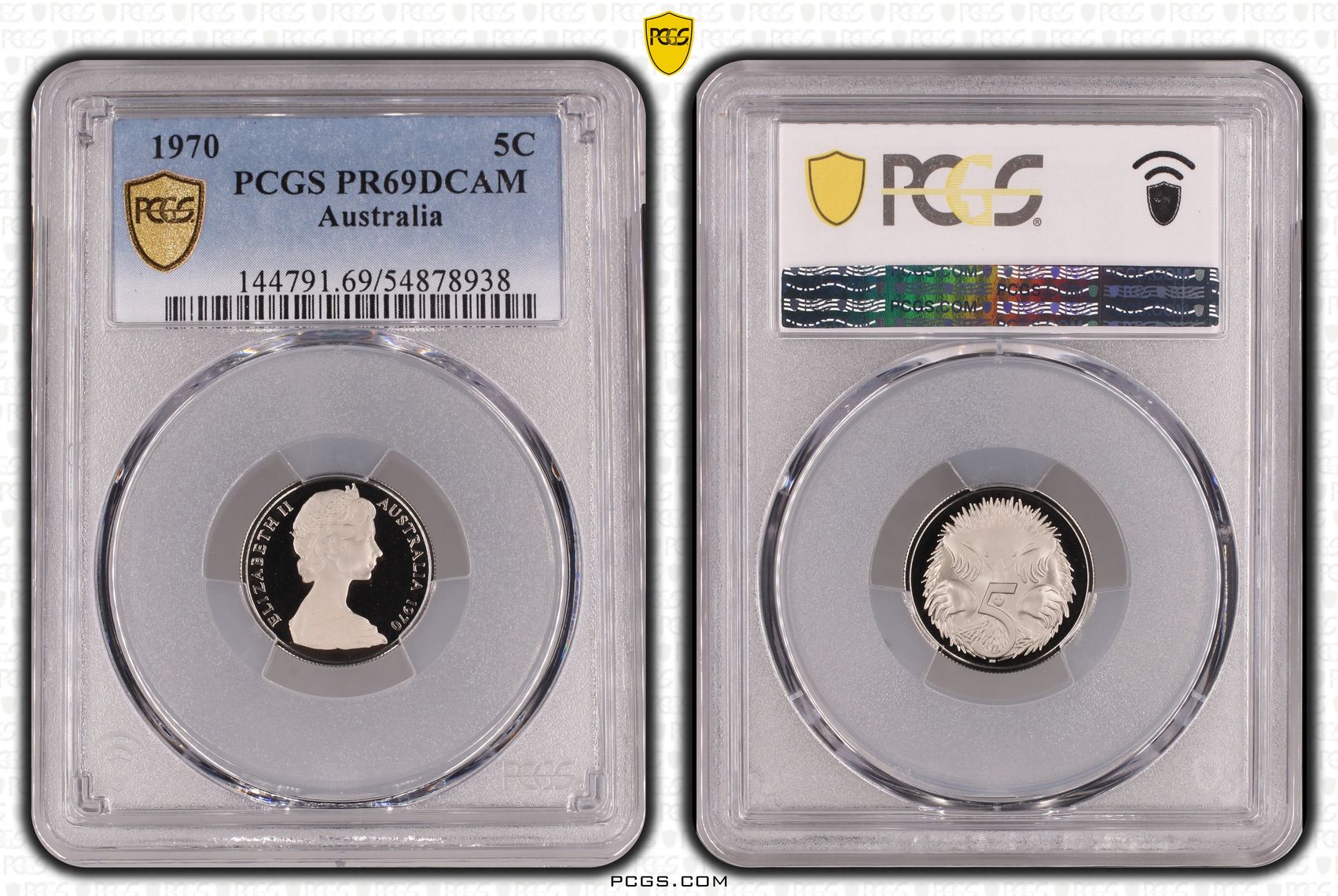 Five Cent, 1970, PCGS PR69DCAM