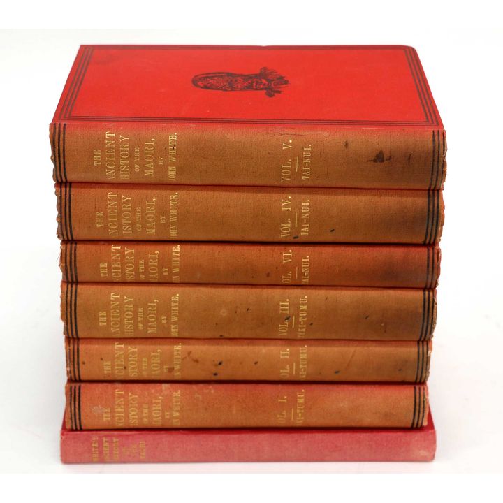 WHITE, JOHN [7 Volumes] - The Ancient History of the Maori