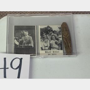 Three (3) pieces of nazi and Hitler items (knife may have some blade issues)