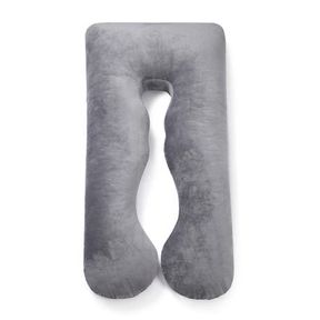 U Shaped Full Body Maternity Pillow Grey Full Body Pregnancy Support Pillow |