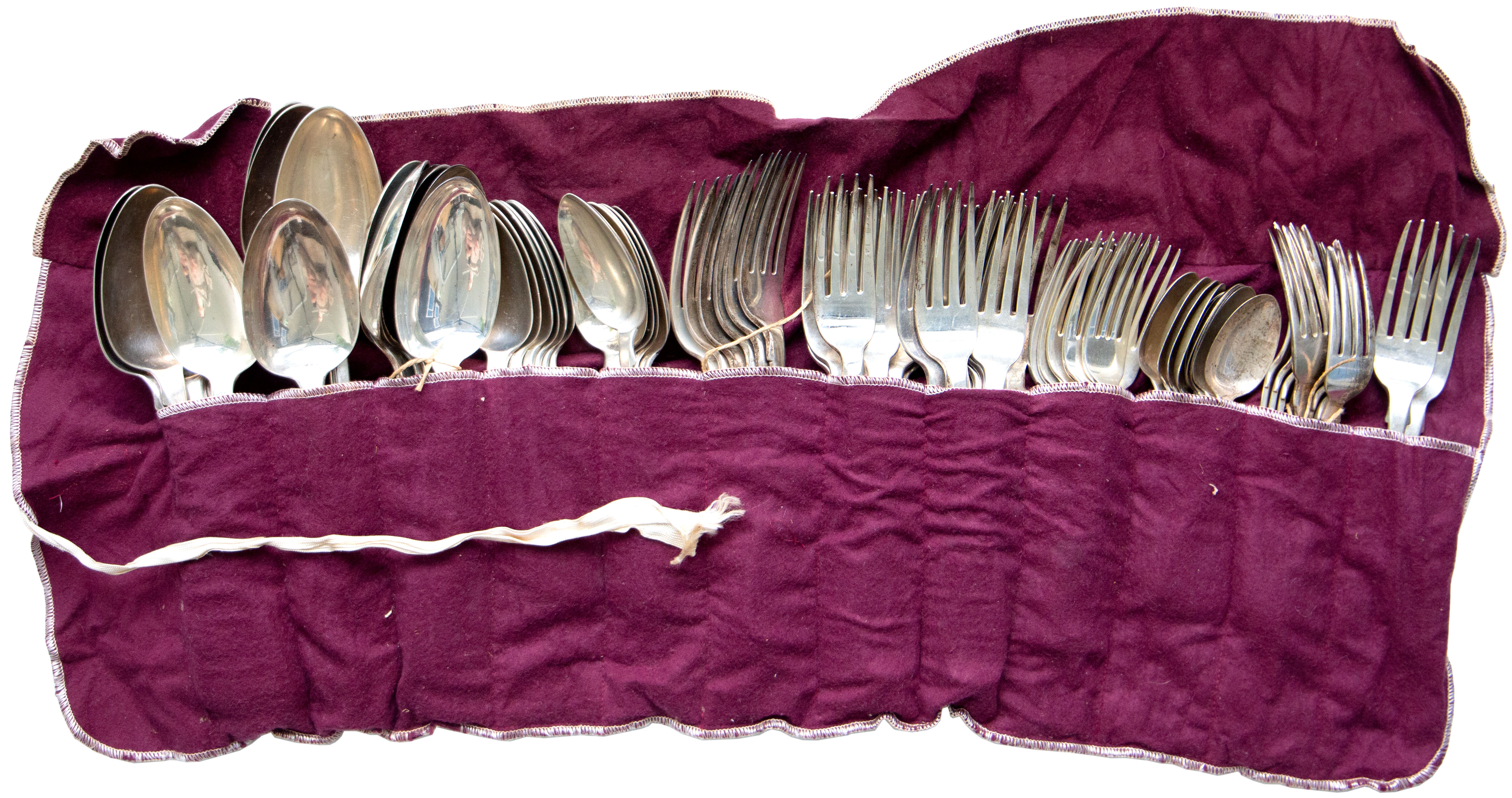 170 · Great Britain, Victorian Silver Cutlery Set, c.1860s, VGC