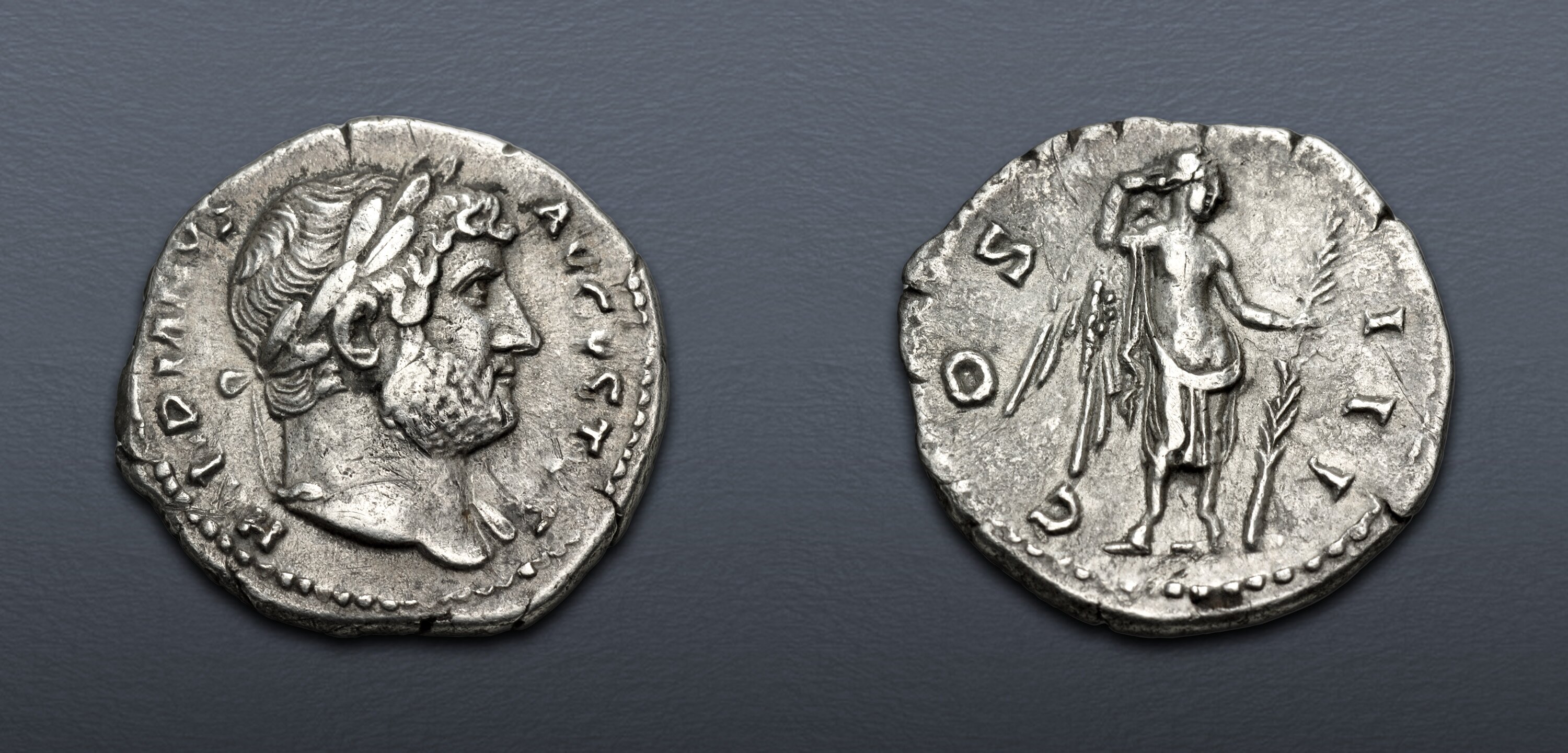 Hadrian. AD 117-138. AR Denarius (18.5mm, 2.97 g, 6h). Rome mint ...