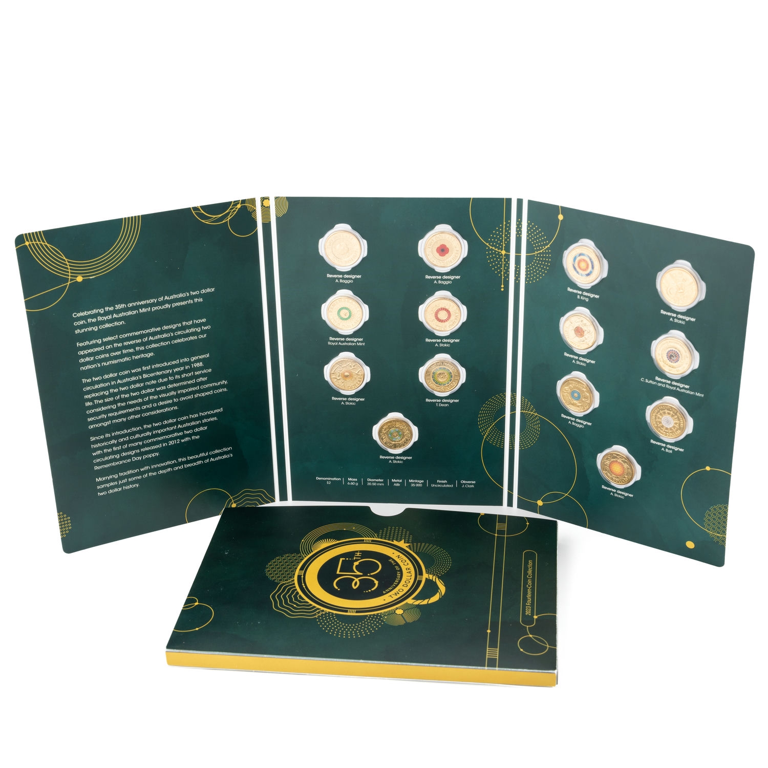 Elizabeth II, 35th Anniversary of the Two Dollar Coin, Two Dollars, 2023, UNC