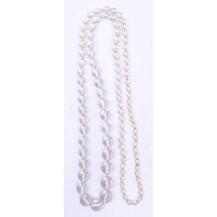 Vintage 40'' Strand Rock Crystal Beads