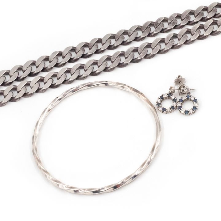 Mix Lot of Silver Jewellery