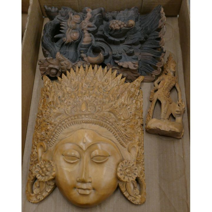 Box Balinese Wood Carvings