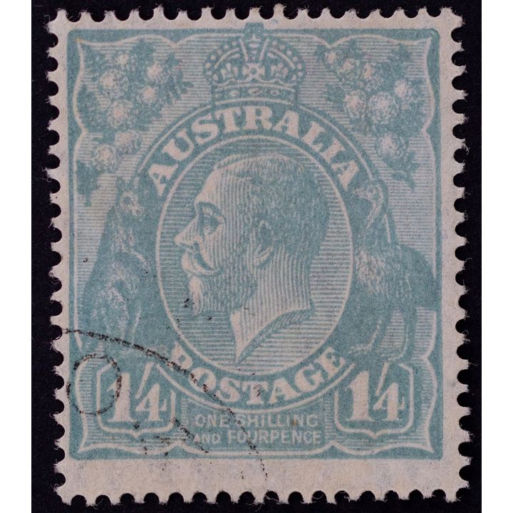 Small Multiple Watermarks, One Shilling & Fourpence, 1927, Fine