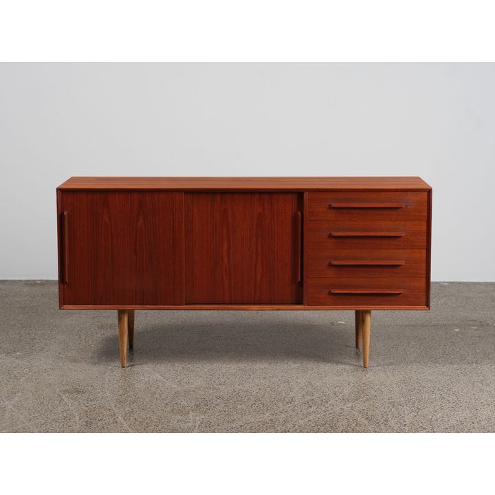 A 1960s Danish teak sideboard