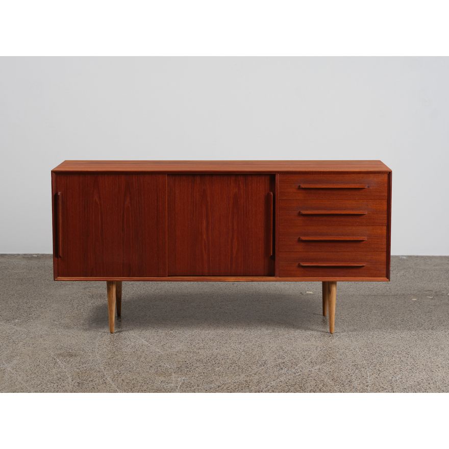 A 1960s Danish teak sideboard
