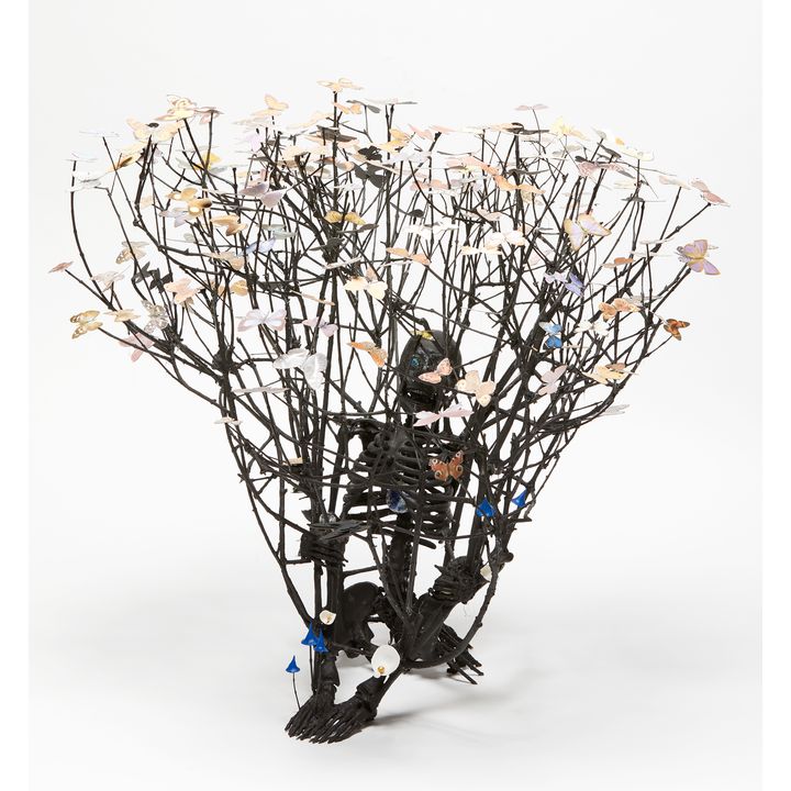 Peter Madden 'Crouches with Moths'