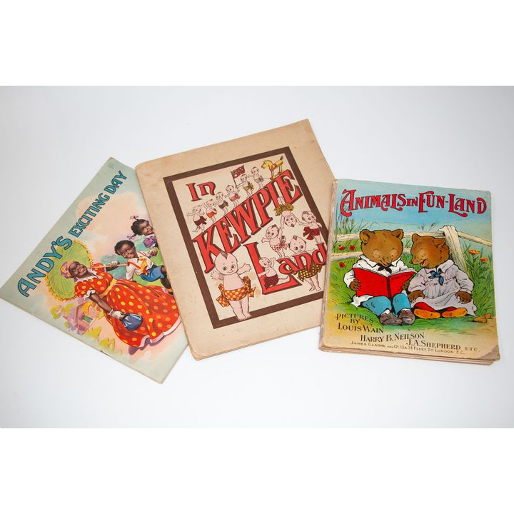 WAIN, LOUIS, NEILSON, H.  BLOMFIELD, E.  [illustrators] [3 titles] - Animals in Fun Land.