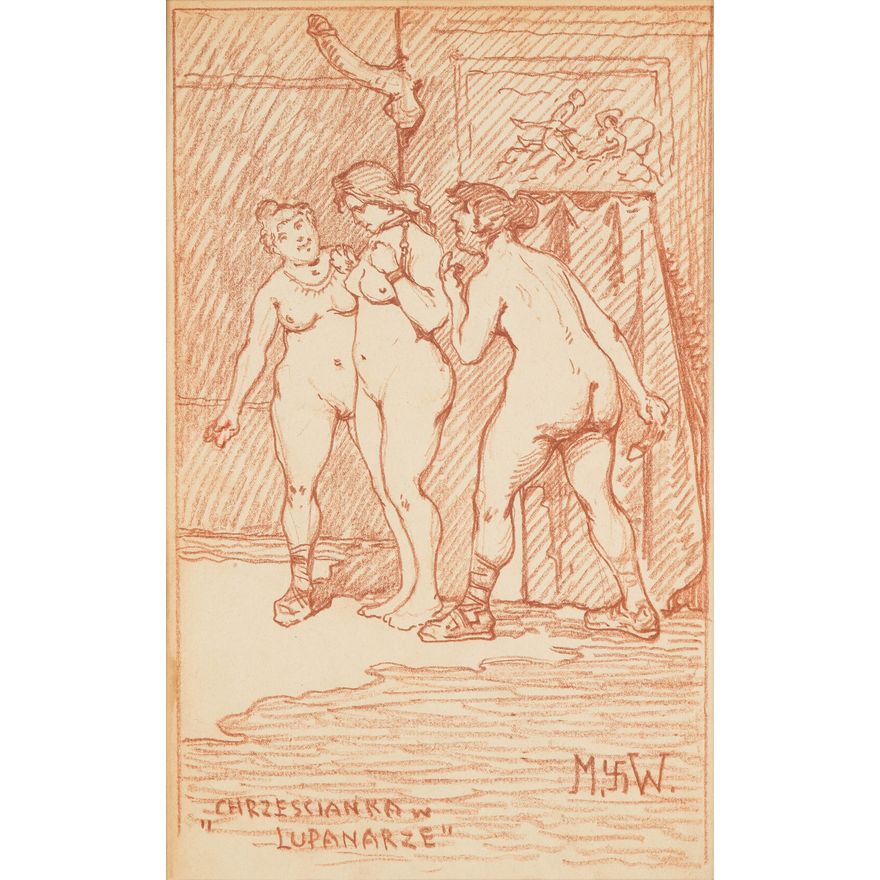 Marian Wawrzeniecki | Chrześcijanka w Lupanarze, ok. 1910