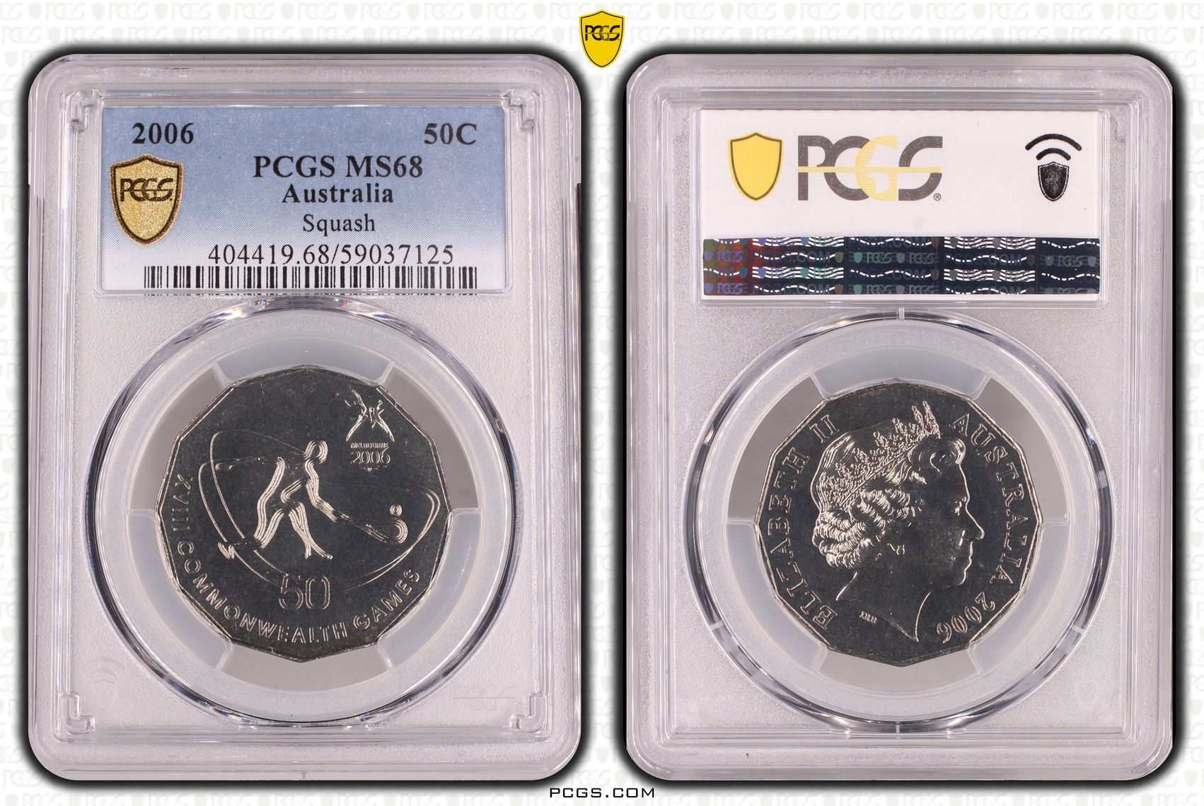Squash, Fifty Cent, 2006, PCGS MS68