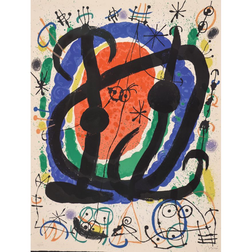 Joan Miro ''Exhibition XXIIe Salon de Mai'' 1966
