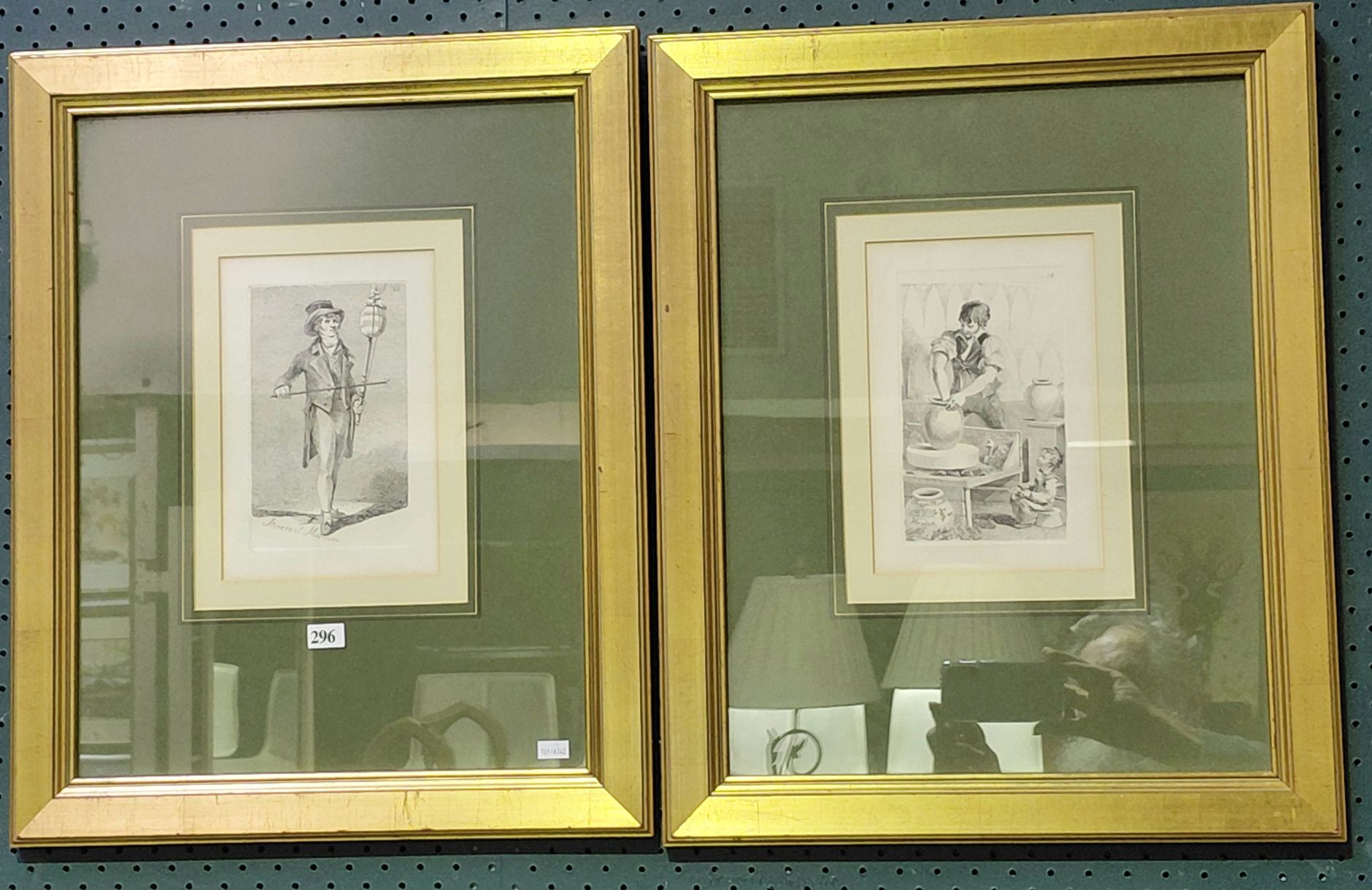 296 · FRAMED ENGRAVINGS