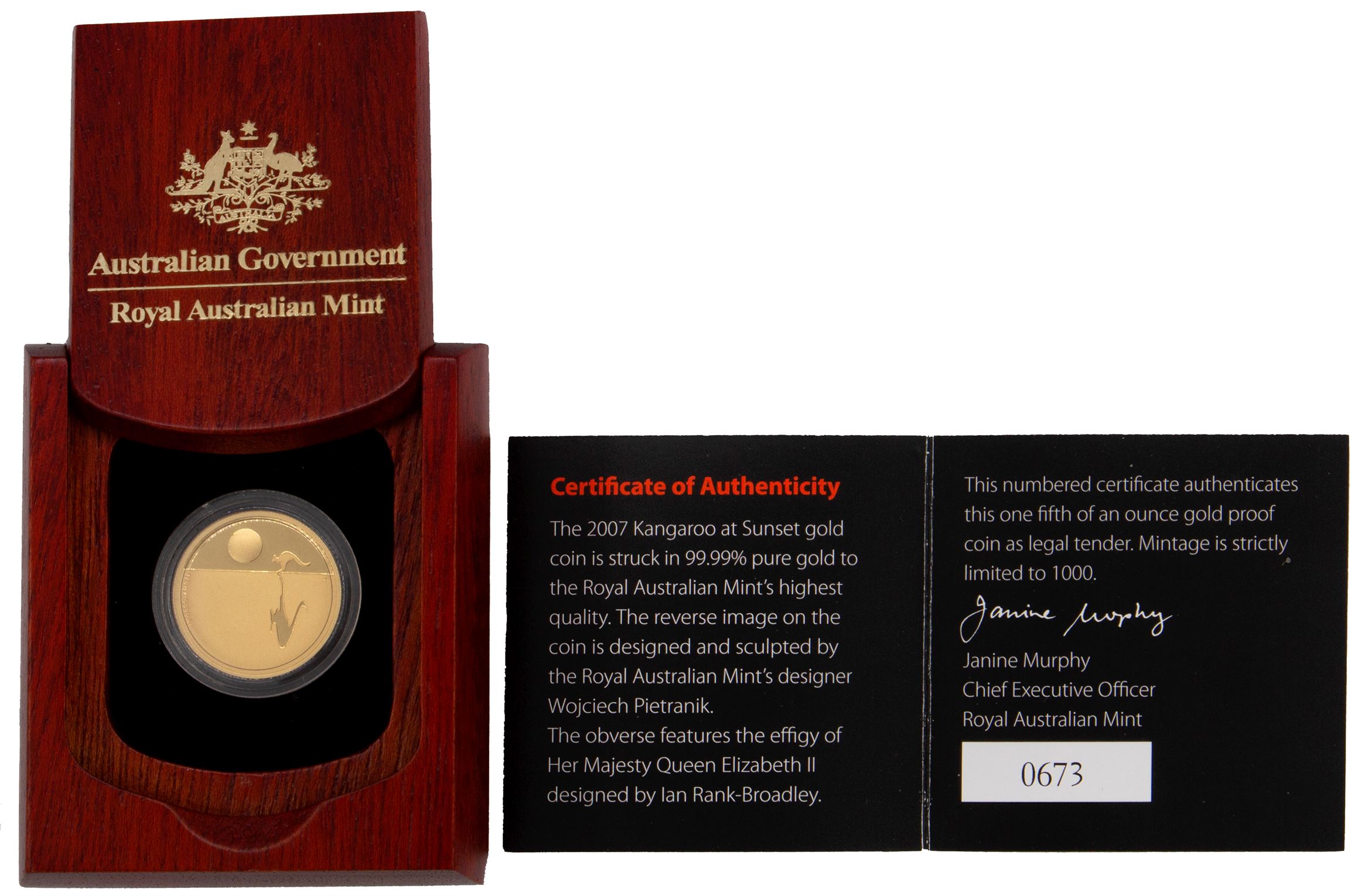 Elizabeth II, Twenty Five Dollars, 2007, UNC