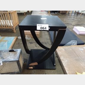 BETHEL CORNER SIDE TABLE WOOD - DARK BROWN - MODERN SQUARE SIDE TABLE