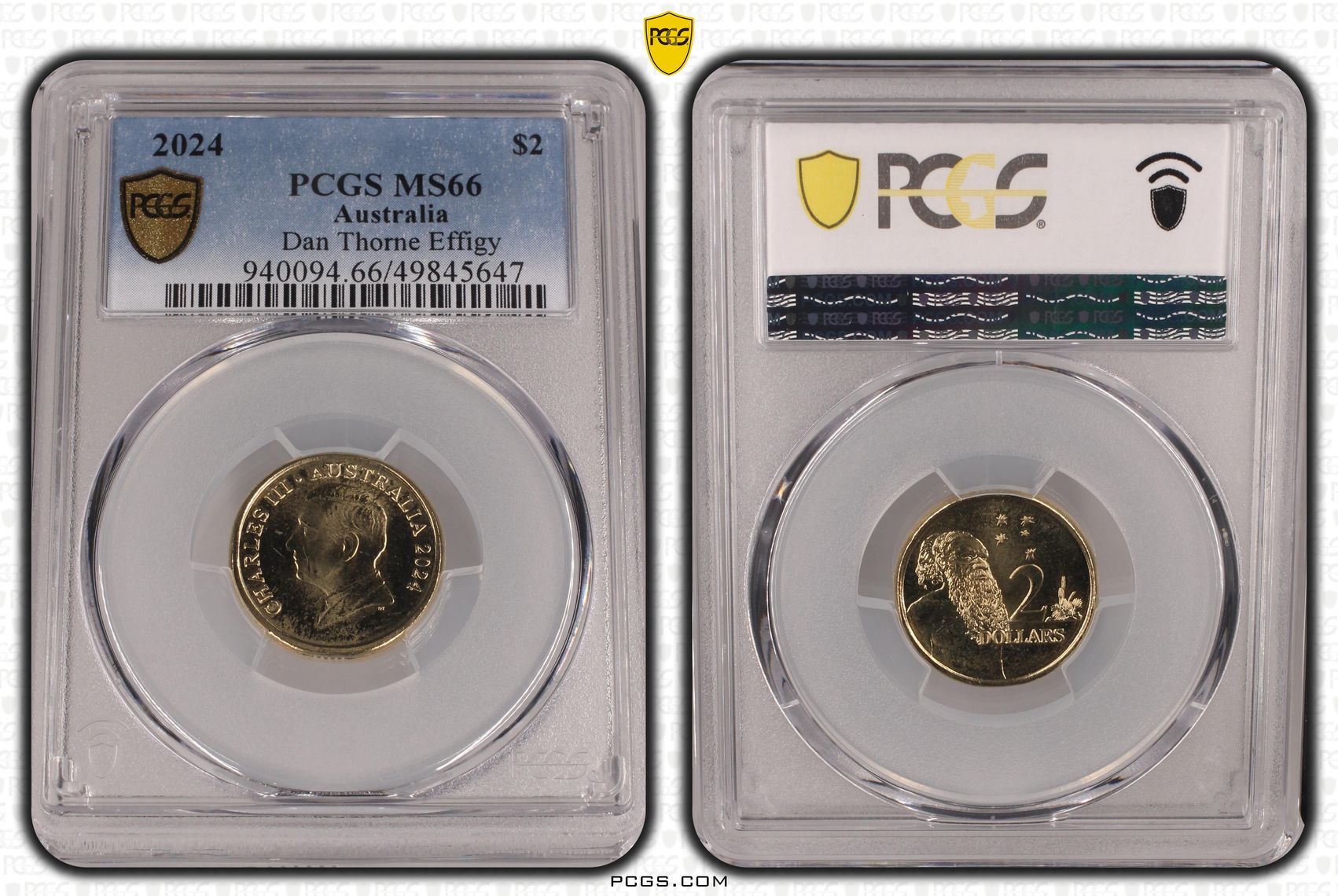 Dan Thorne Effigy , Two Dollar, 2024, PCGS MS66