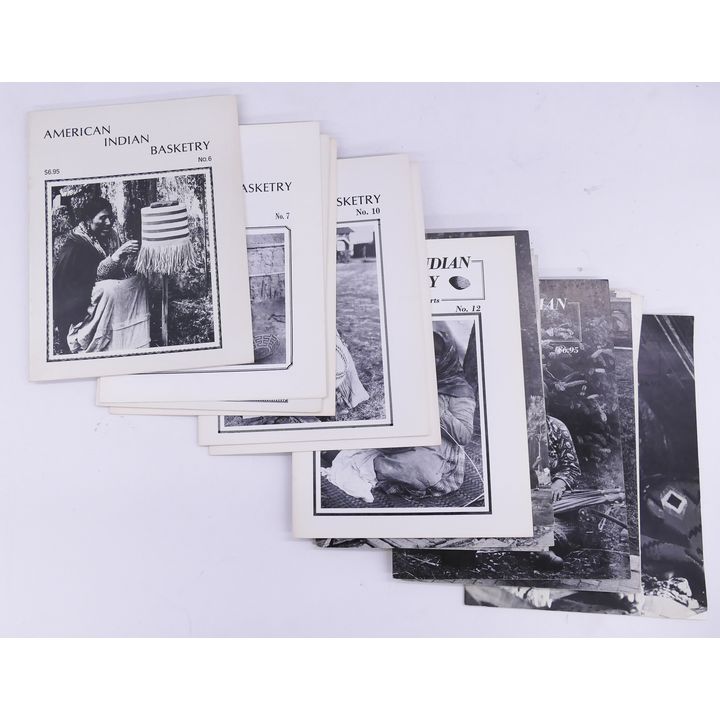 Box Native American Indian Basketry Magazines, Vol. 6-20 (1982-85)