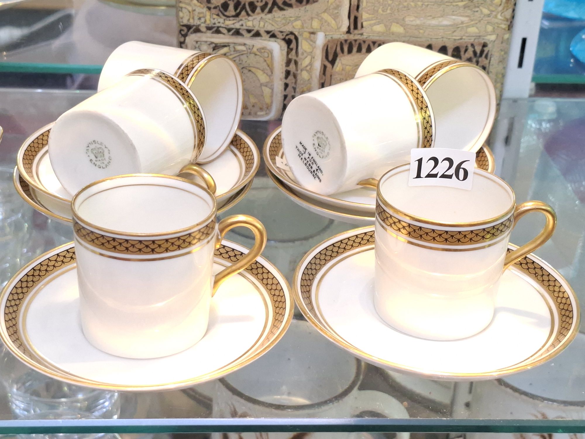 Aynsley China Demitasse Set