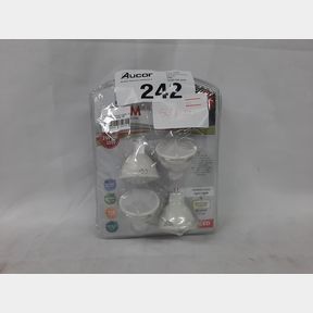 MR16 LED DOWN LIGHTS - 8 PACK WARM WHITE 3W - OHM 3W MR 16 GLOBES - 3000K 210 LUMENS (8 PACK)
