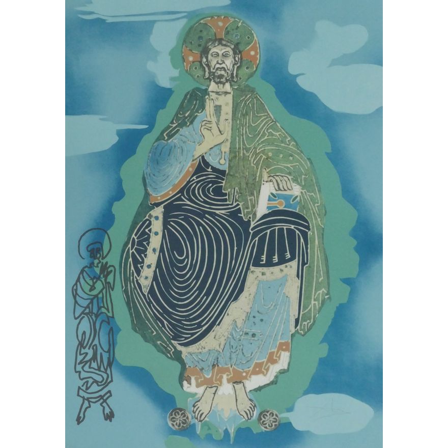 Salvador Dali ''Pantocrator, Christ in his Majesty'' Lithograph