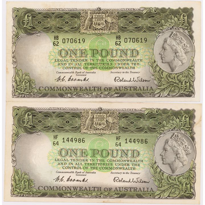 Coombs/Wilson, One Pound, 1953,  VF