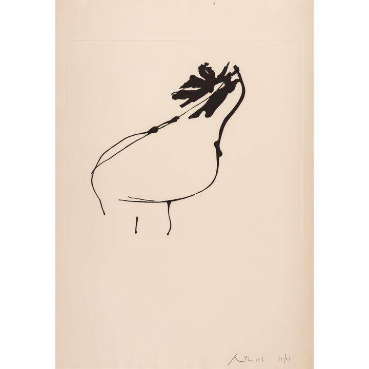 Robert Motherwell ''Bird II'' 1973 Etching