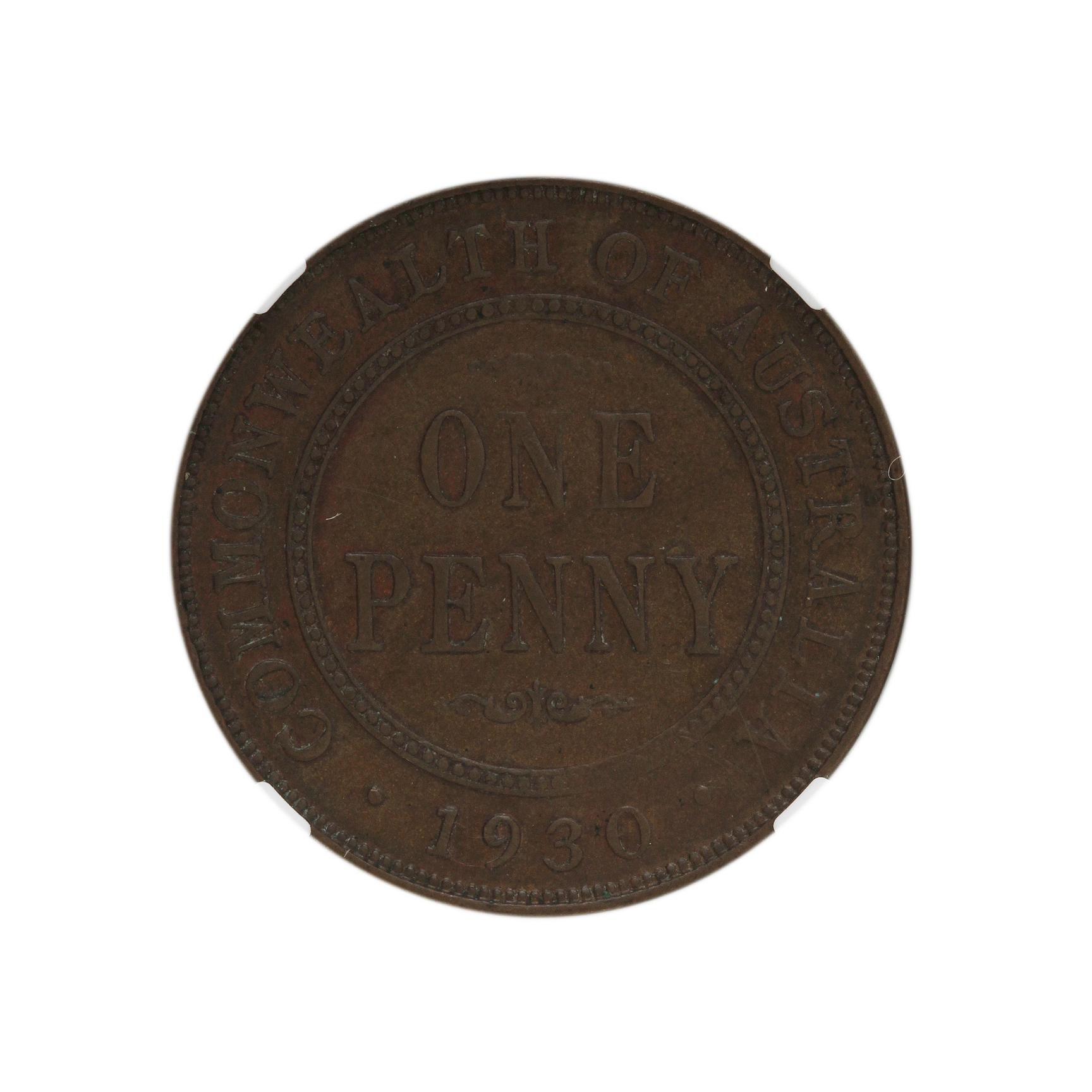 George V, Penny, 1930, aEF