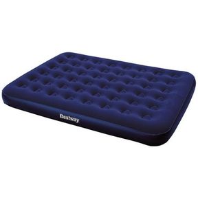 Bestway Flocked Queen Airbed Blue 203 cm x 152 cm x 22 cm |
