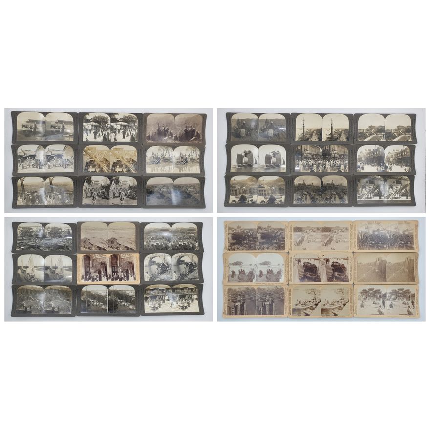 Stereograph Cards - China (x36)