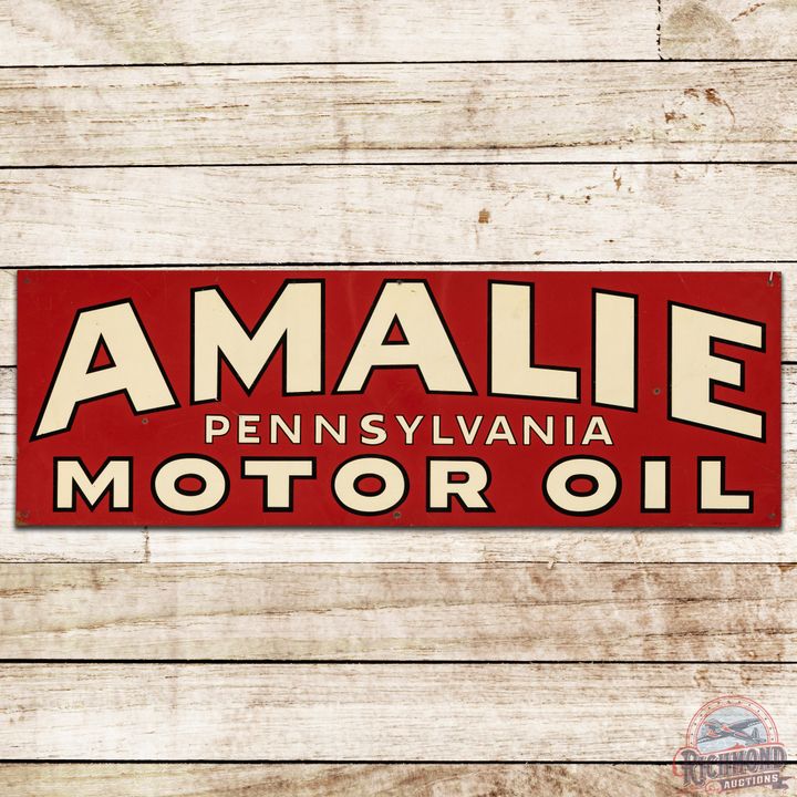 36" Amalie Pennsylvania Motor Oil SST Sign - 7.5