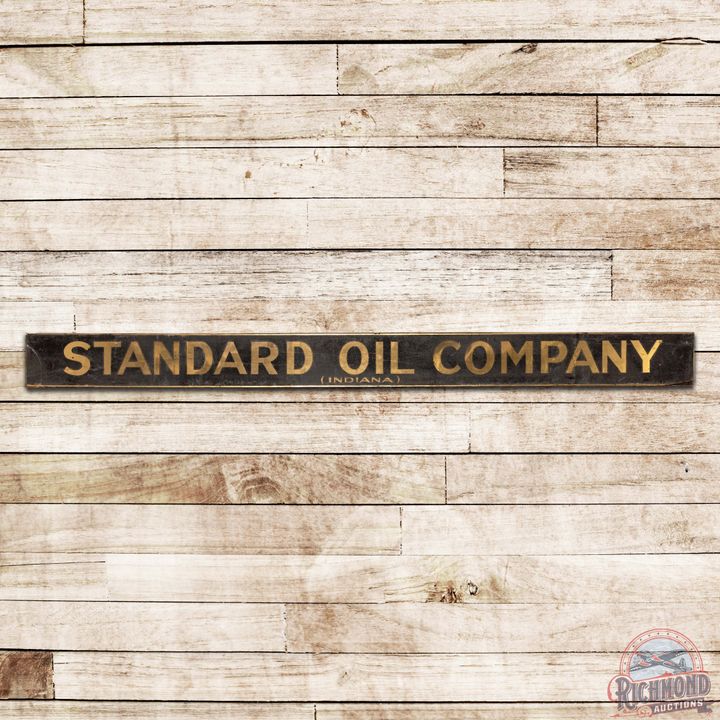 Early Standard Oil Company of Indiana 12' DS Smaltz Painted Wooden Sign